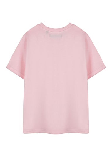 Minecraft Pixel Hearts Kids Pink T-Shirt (3-14 Years)