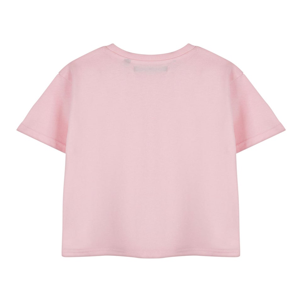 Minecraft Pixel Hearts Kids Pink T-Shirt (3-14 Years)