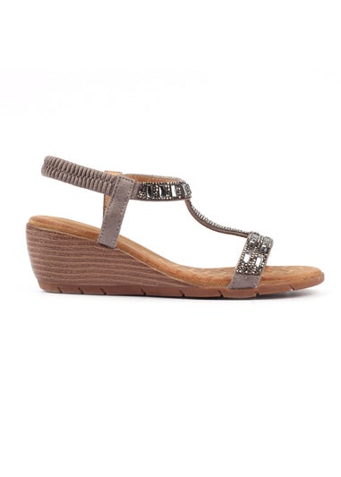 Lunar Pewter Macie Sandal