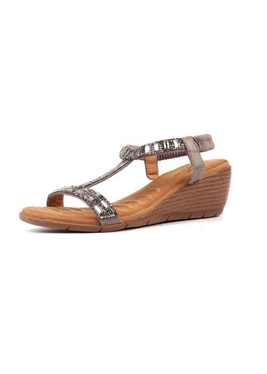 Lunar Pewter Macie Sandal