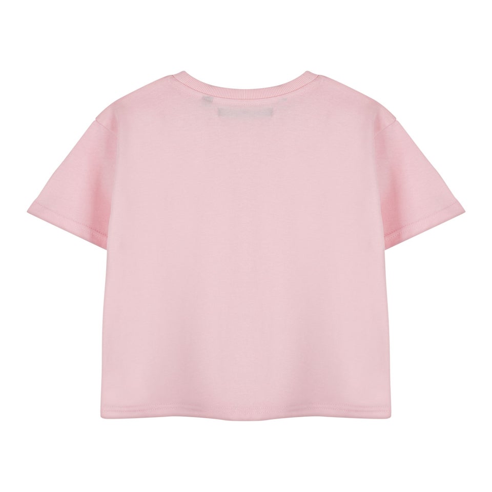 Barbie Don't Worry Be Hoppy Girls Pink T-Shirt (3-14 Years)