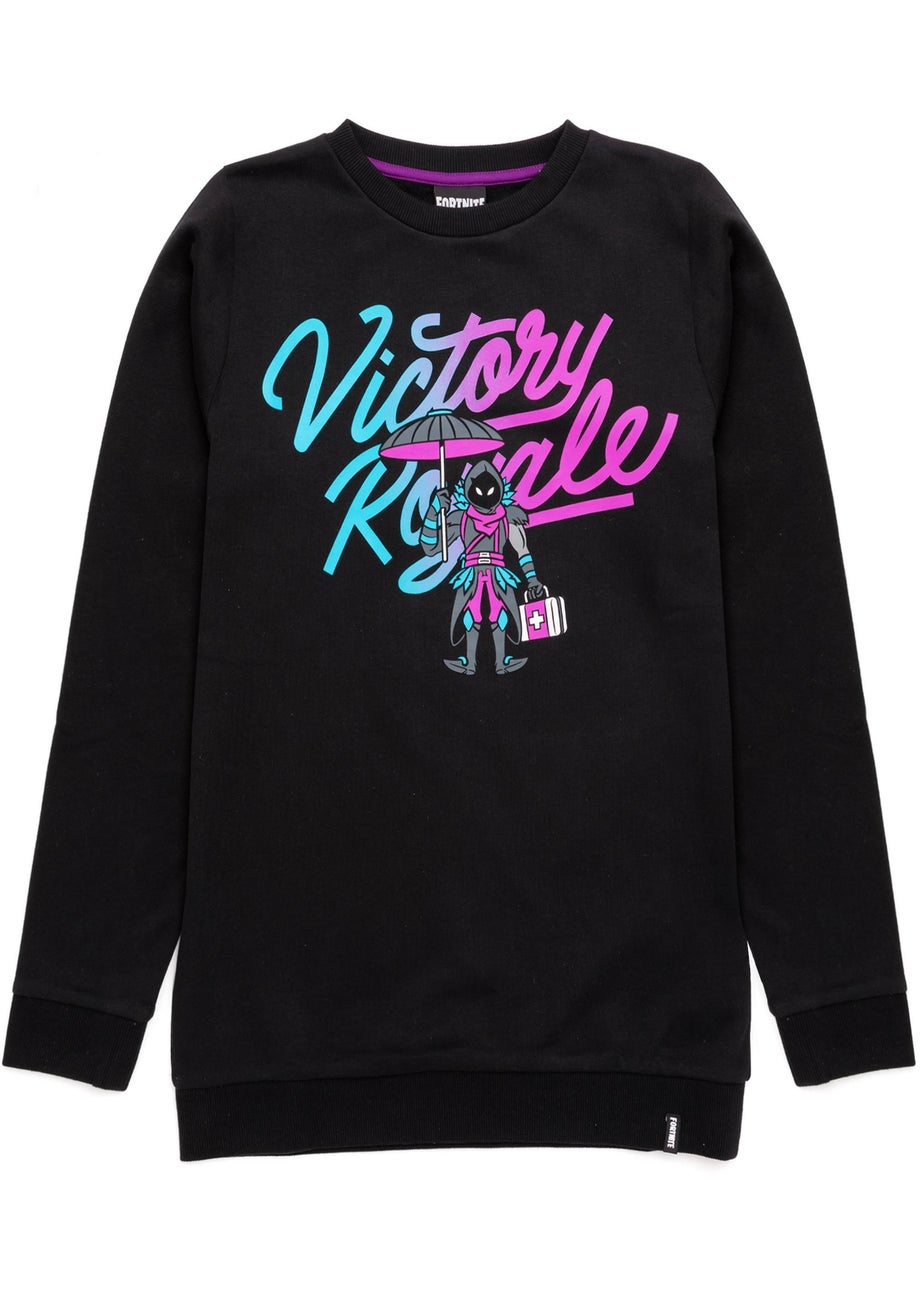 Fortnite Victory Royale Boys Black Sweatshirt (11-16 Yrs)