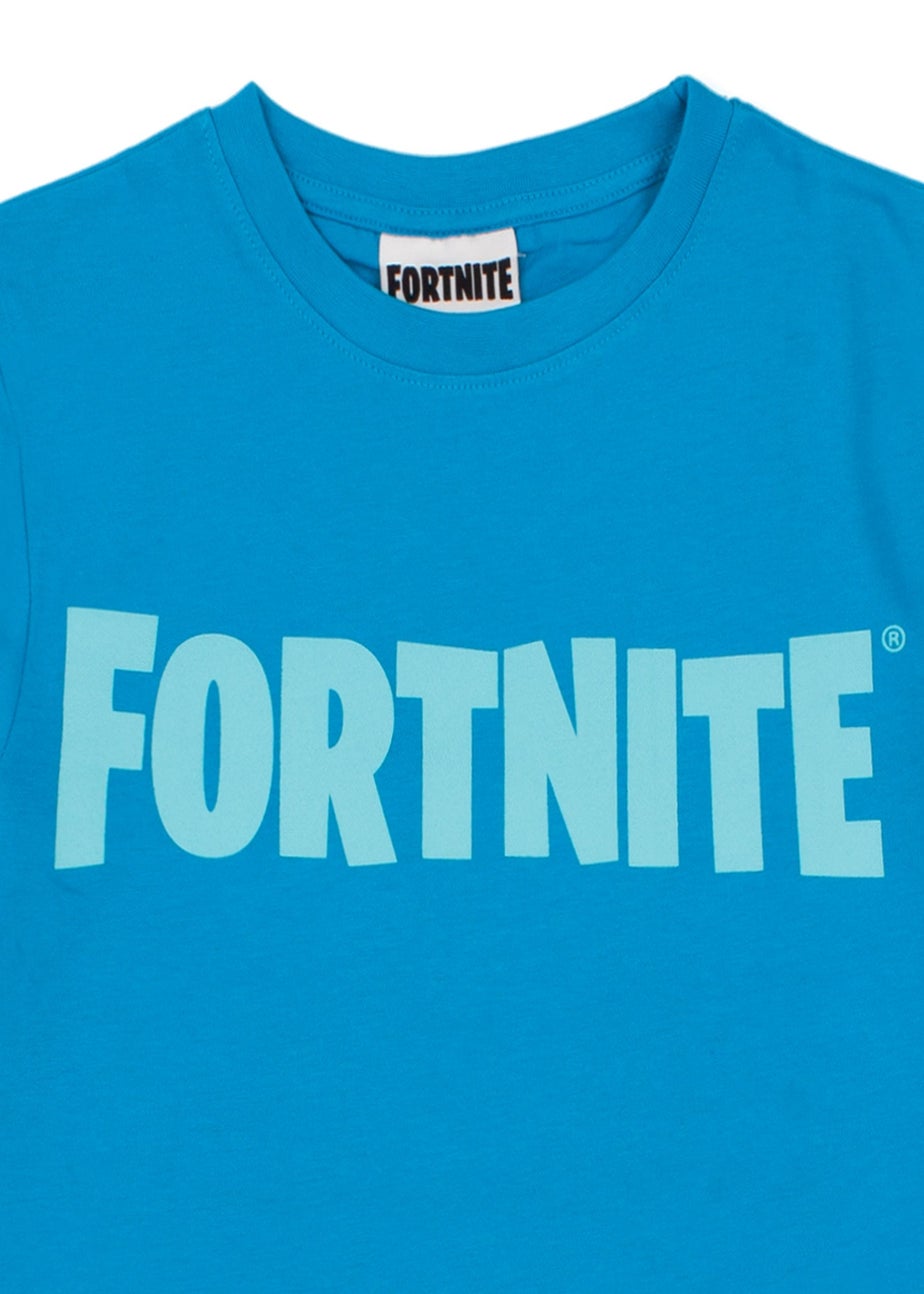 Fortnite Kids Logo Blue T-Shirt
