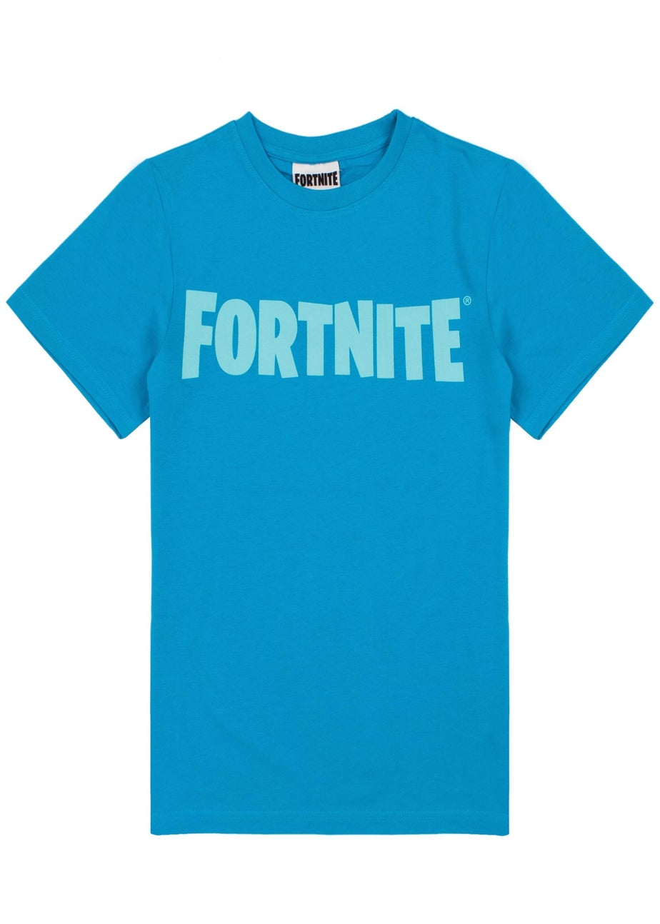 Fortnite Kids Logo Blue T-Shirt