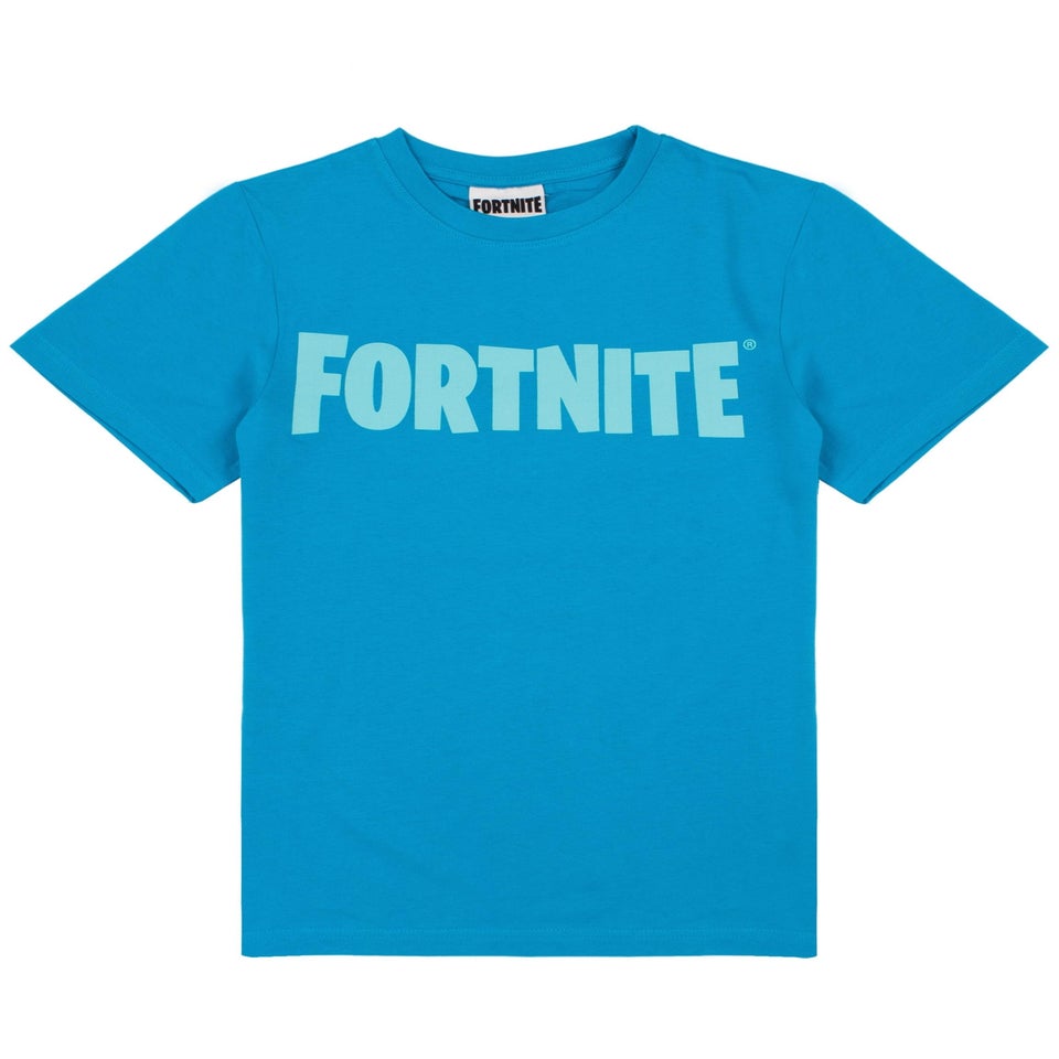 Fortnite Kids Logo Blue T-Shirt