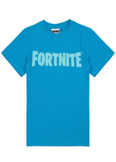 Fortnite Kids Logo Blue T-Shirt