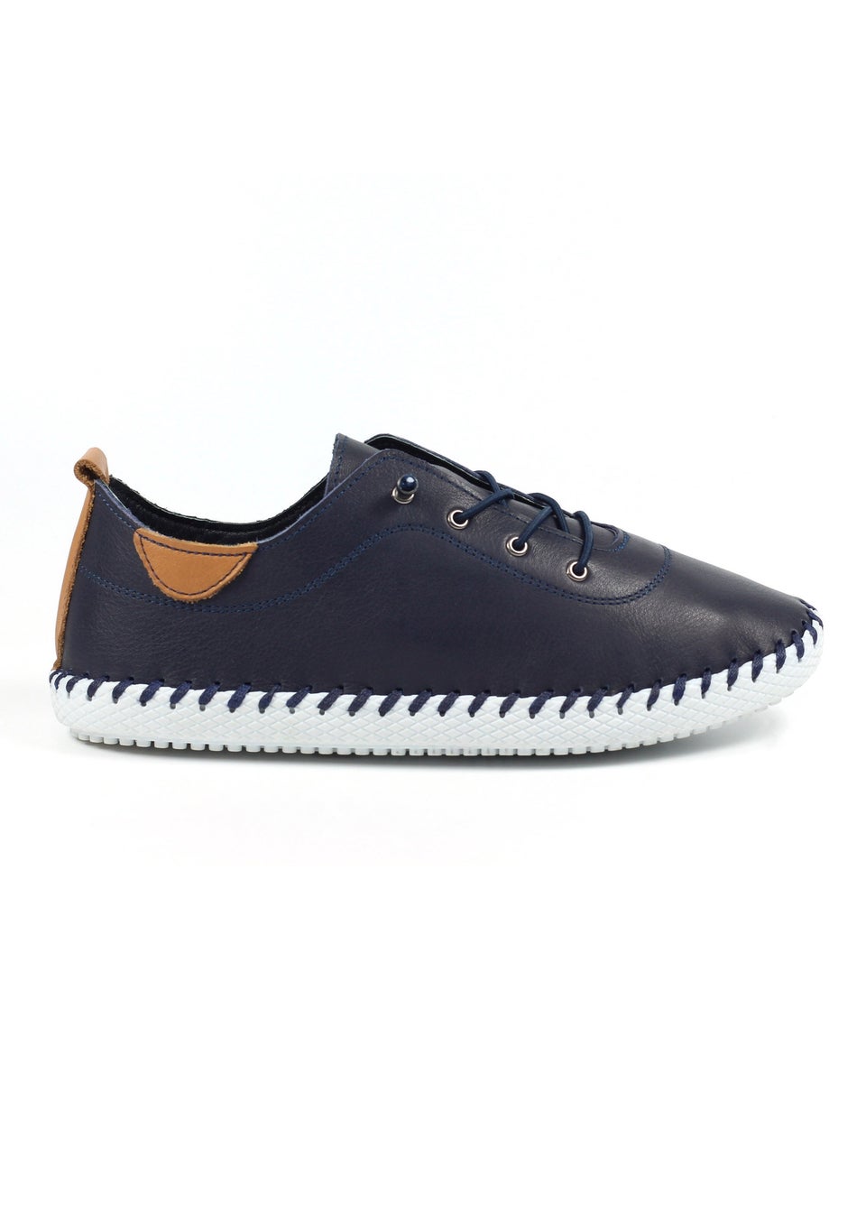 Lunar Blue St Ives Plimsoll