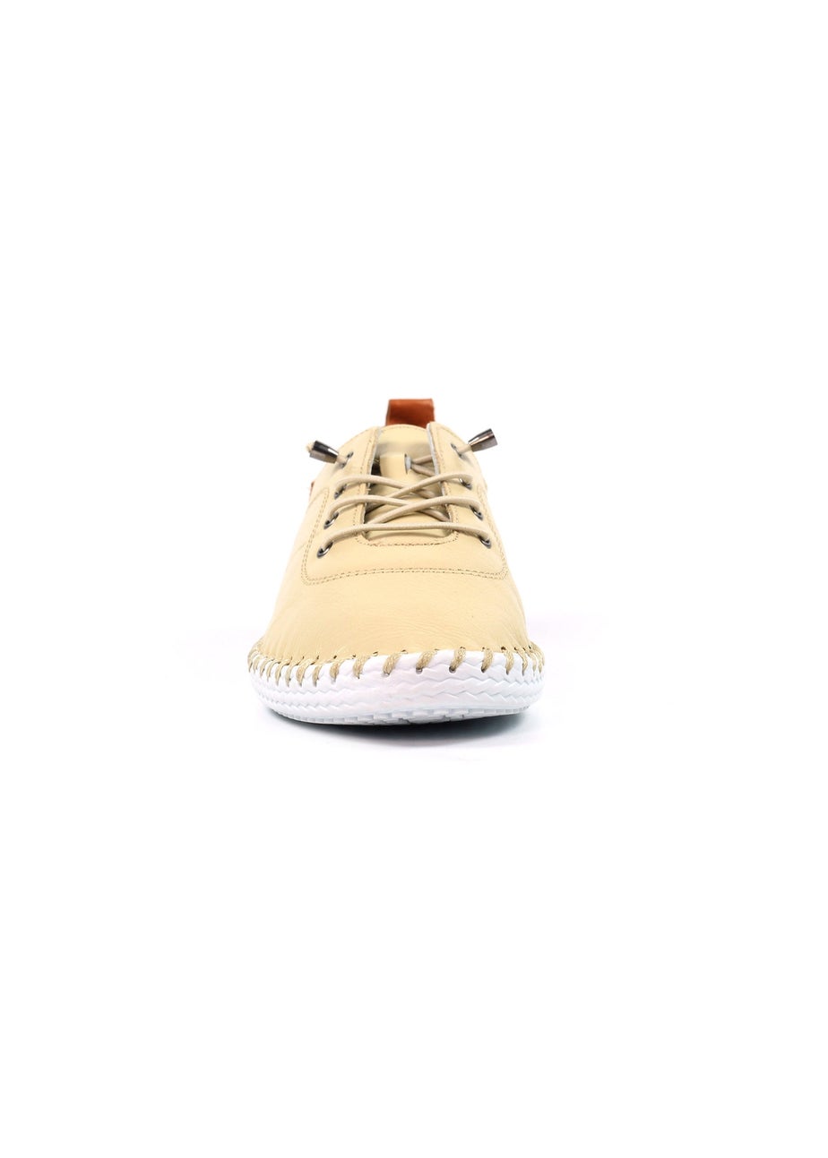 Lunar Beige St Ives Plimsoll