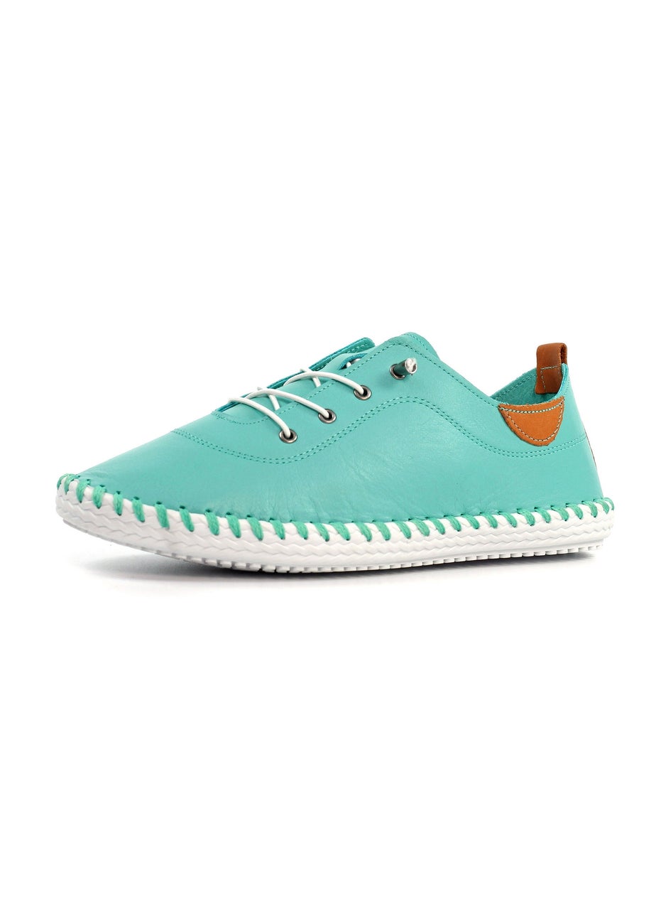 Lunar Turquoise St Ives Plimsoll