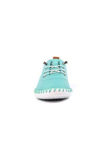 Lunar Turquoise St Ives Plimsoll