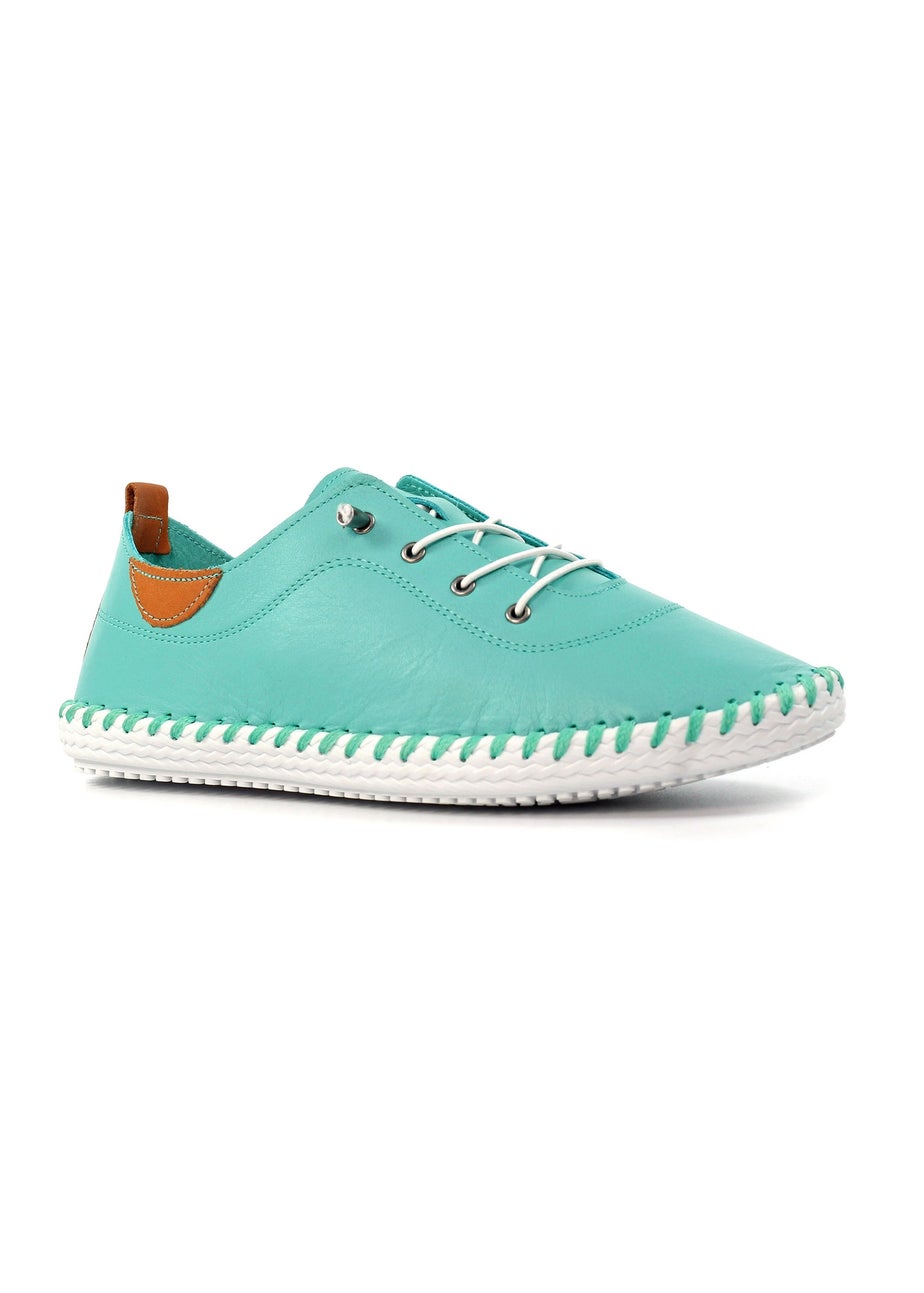 Lunar Turquoise St Ives Plimsoll