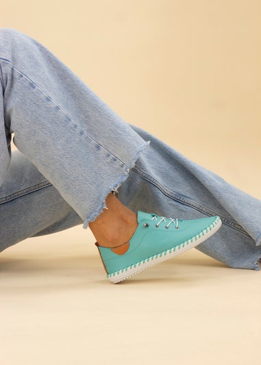 Lunar Turquoise St Ives Plimsoll