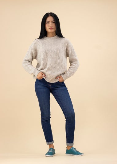 Lunar Teal St Ives Plimsoll