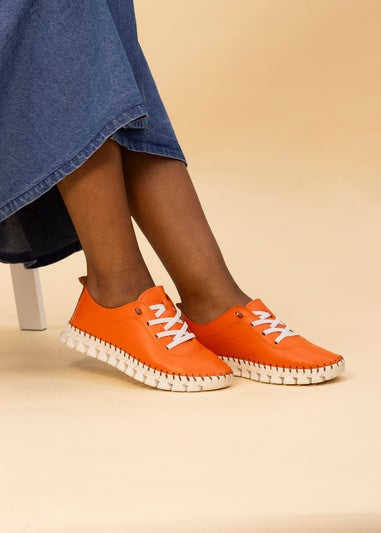 Lunar Orange St Austell Plimsoll