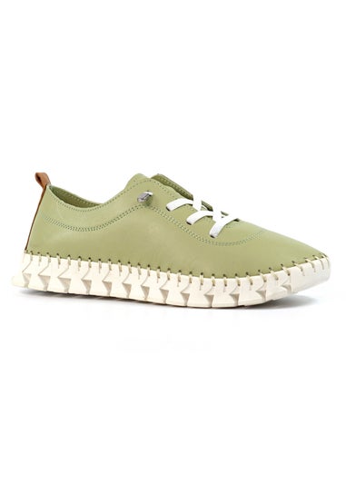 Lunar Khaki St Austell Plimsoll