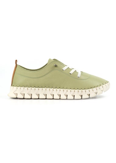 Lunar Khaki St Austell Plimsoll