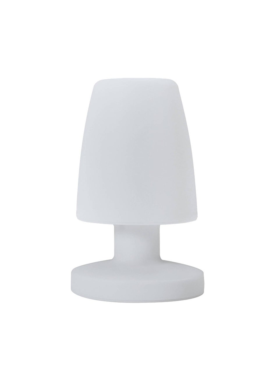 ValueLights Doji IP44 Colour Changing Rechargeable Mushroom Table Lamp Light