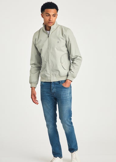 French Connection Stone Funnel Neck Harrington Jacket