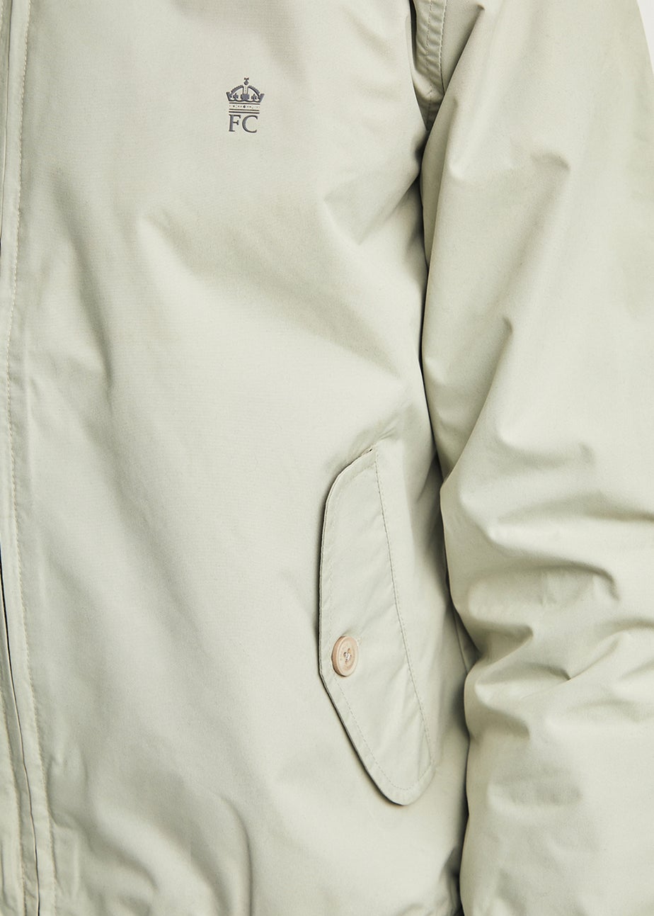 French Connection Stone Funnel Neck Harrington Jacket