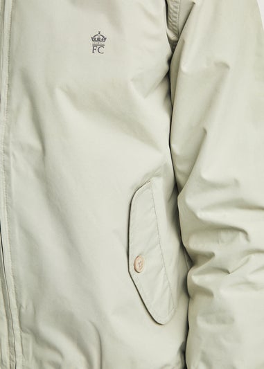 French Connection Stone Funnel Neck Harrington Jacket