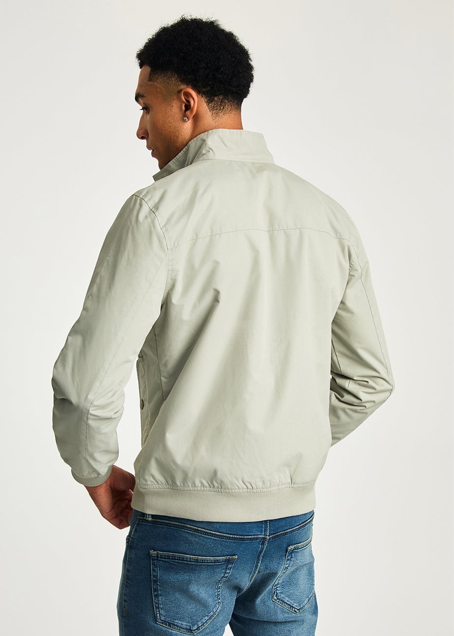 French Connection Stone Funnel Neck Harrington Jacket