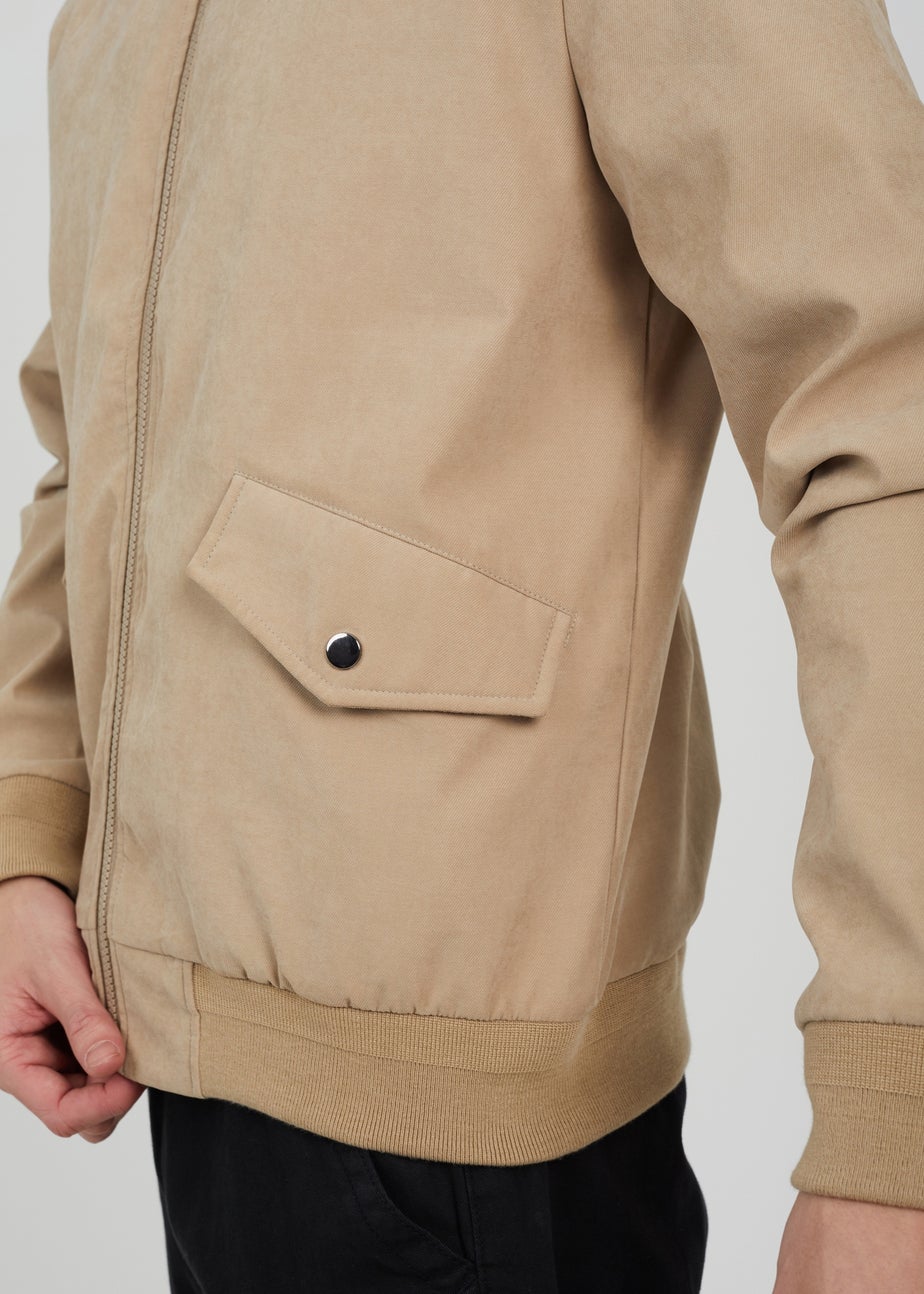 Brave Soul Stone Lightweight Bomber Jacket