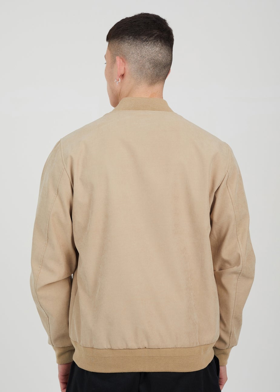 Brave Soul Stone Lightweight Bomber Jacket