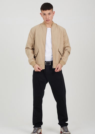 Brave Soul Stone Lightweight Bomber Jacket