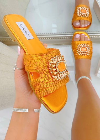 Love Lemonade Orange Crystal Bloom Sliders
