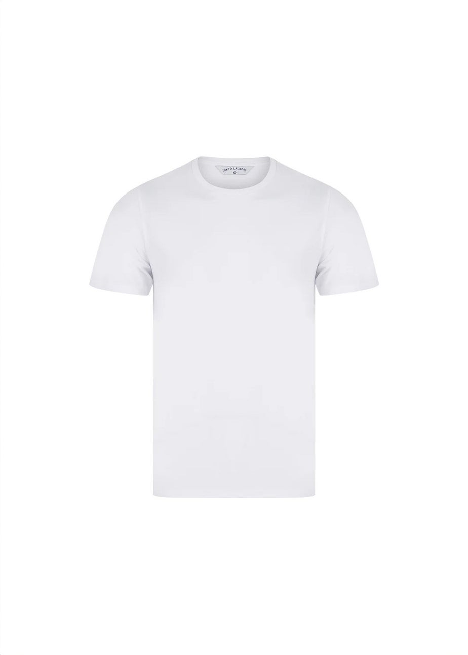 Tokyo Laundry White Cotton Short Sleeve T-Shirts 5-Pack