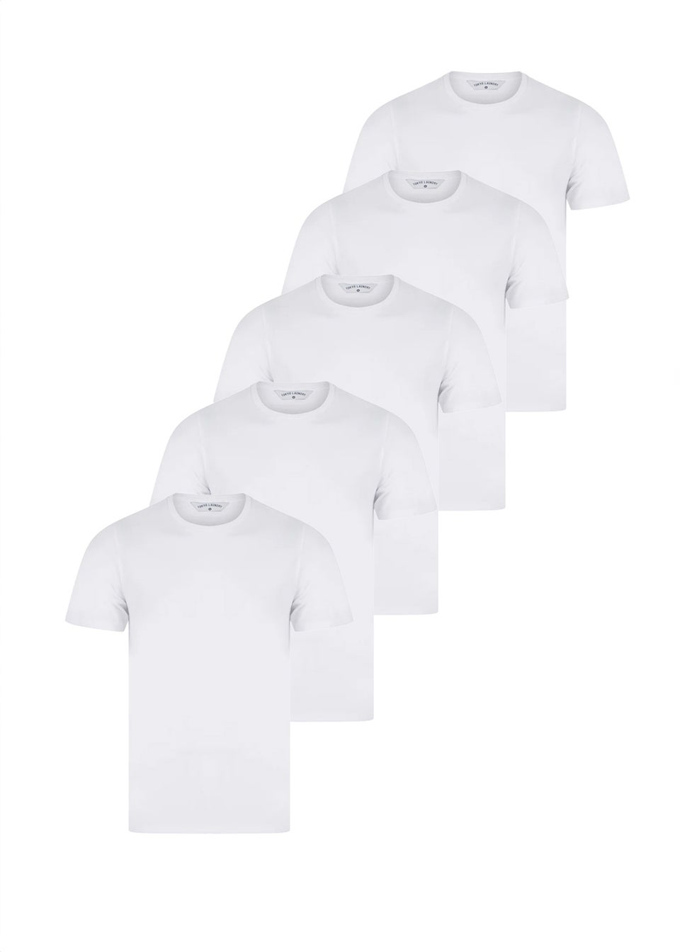 Tokyo Laundry White Cotton Short Sleeve T-Shirts 5-Pack