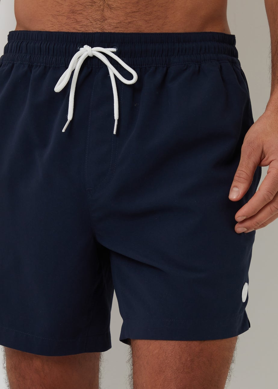 Threadbare Navy 2 Pack Mixed Swim Shorts