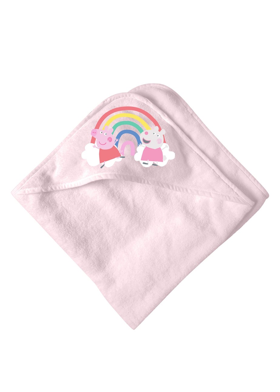 Peppa Pig Pink Lullabies Infant  Hooded Towel