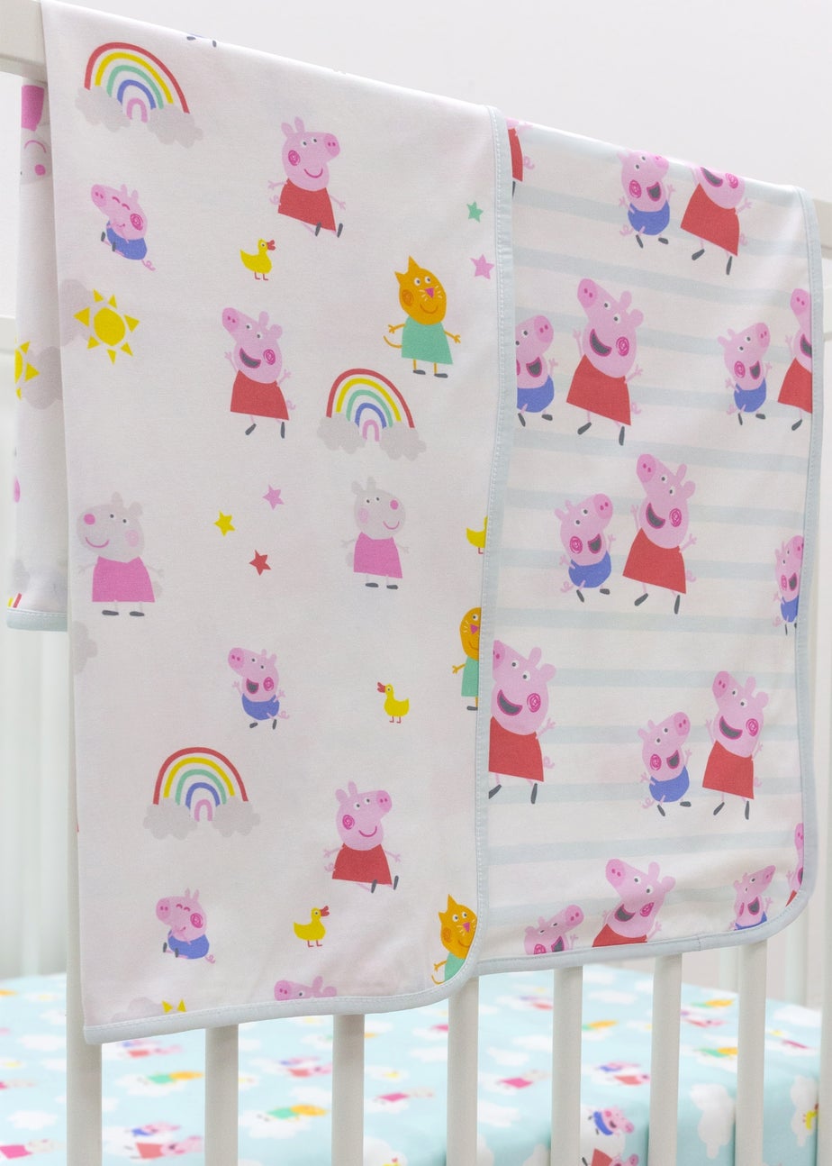 Peppa Pig Pink Lullabies Jersey Blanket