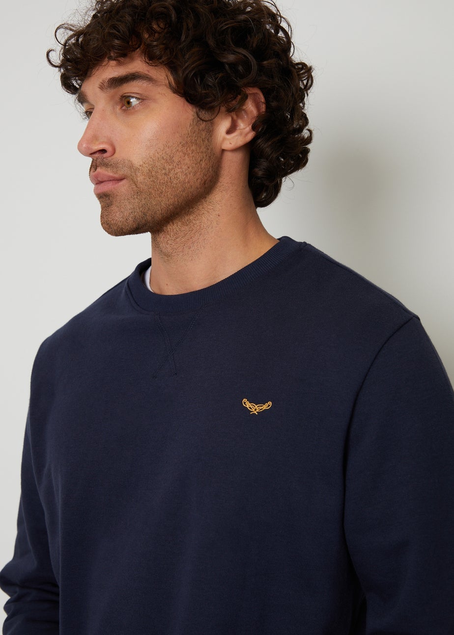 Threadbare Blue 3 Pack Crew Neck Sweatshirts