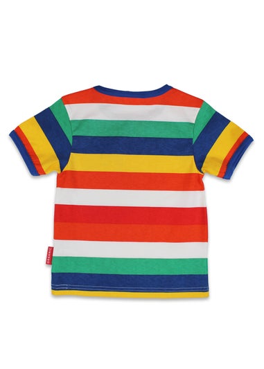 Toby Tiger Organic Multi Colour Sheep Applique T-shirt (6 months - 8 years)