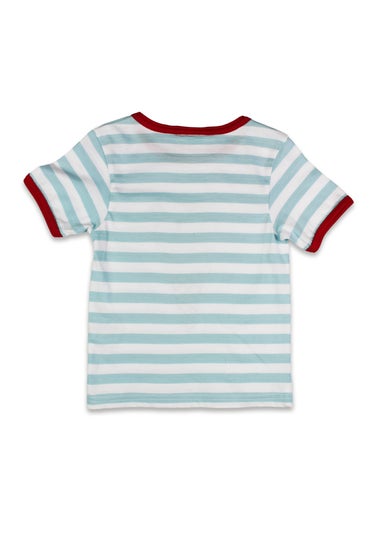 Toby Tiger Organic Blue Ice Cream Applique T-Shirt (6 months - 8 years)