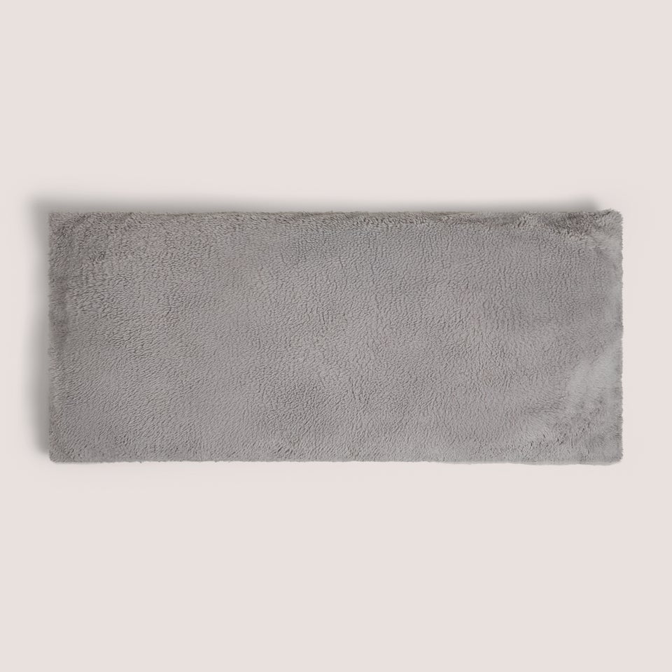 Grey Teddy Fleece Pillow Cases