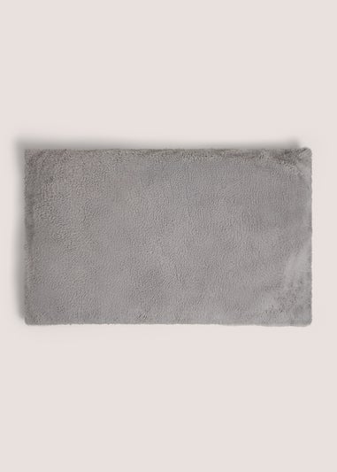 Grey Teddy Fleece Pillow Cases