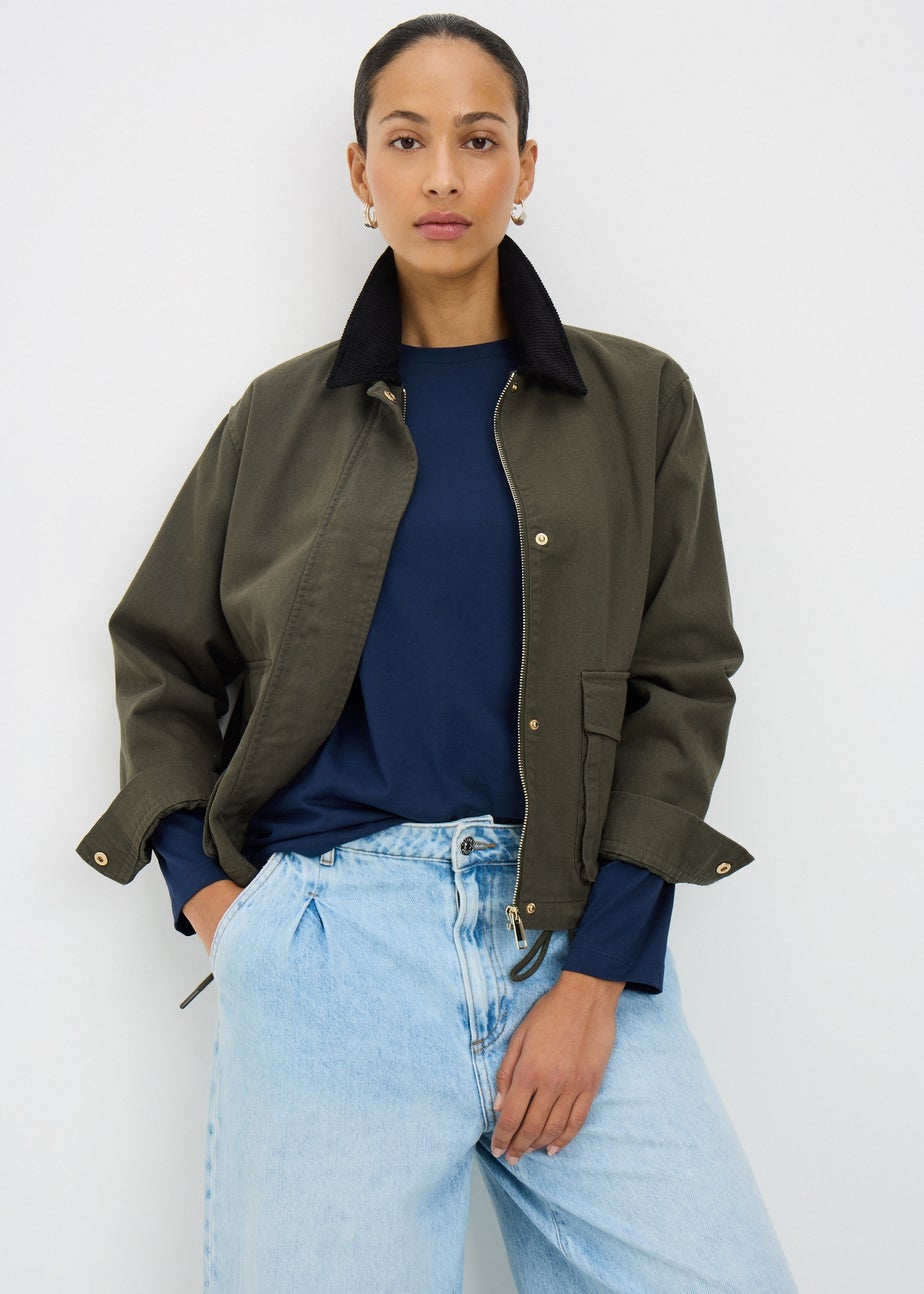 Blue Regular Fit Long Sleeve Top