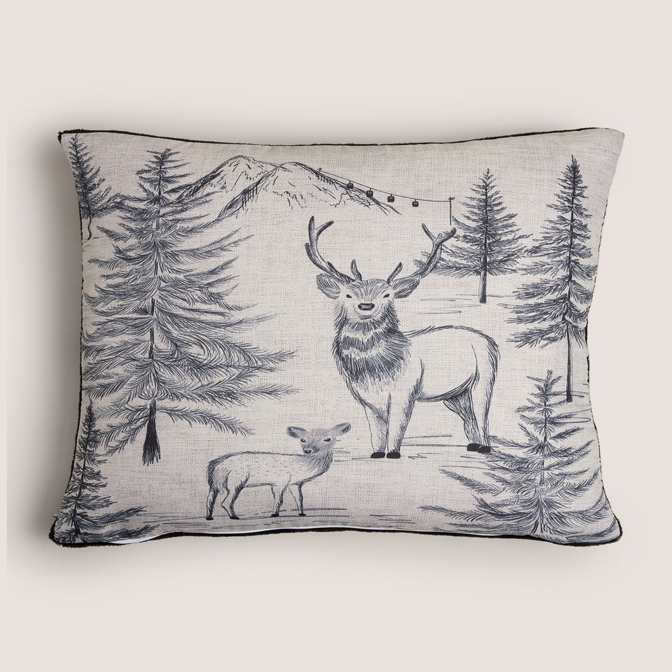 Cream Stag Cushion