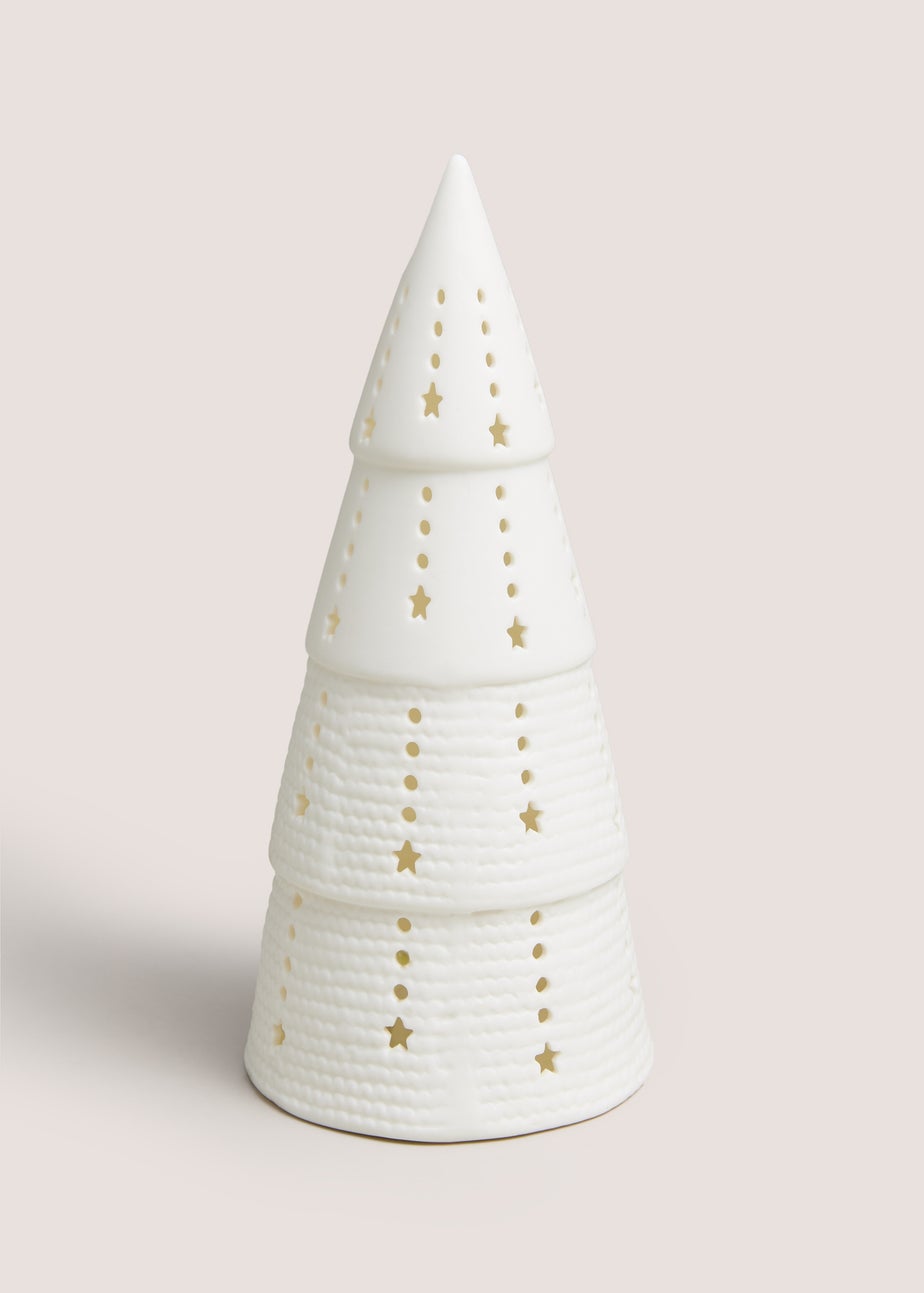 White Christmas Tree LED Ornament