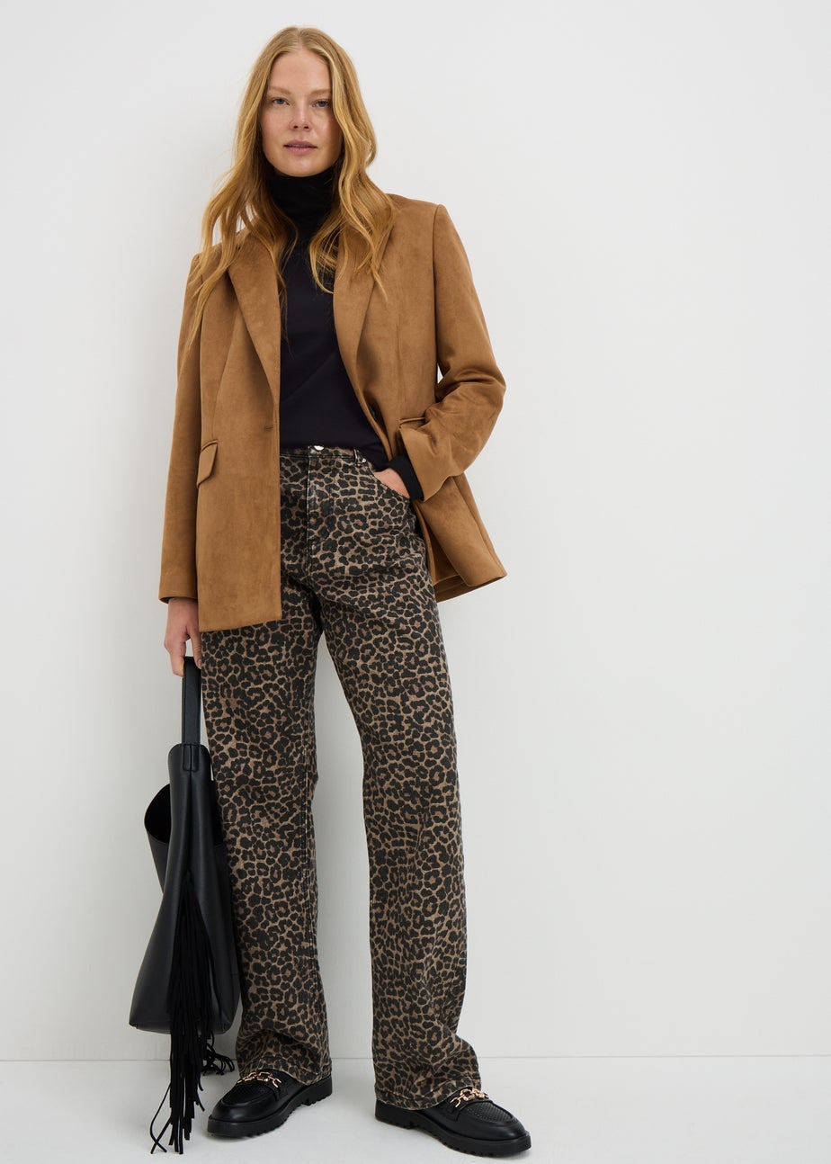 Black Ribbed High Neck Long Sleeve Top