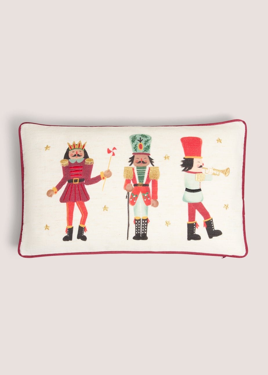 Cream Nutcracker Cushion