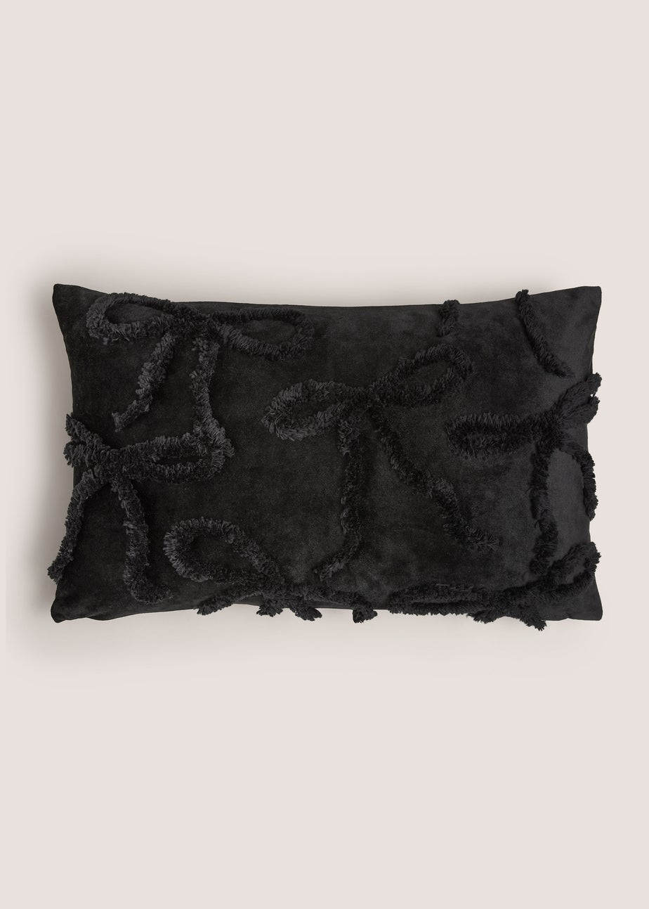 Black Bow Cushion
