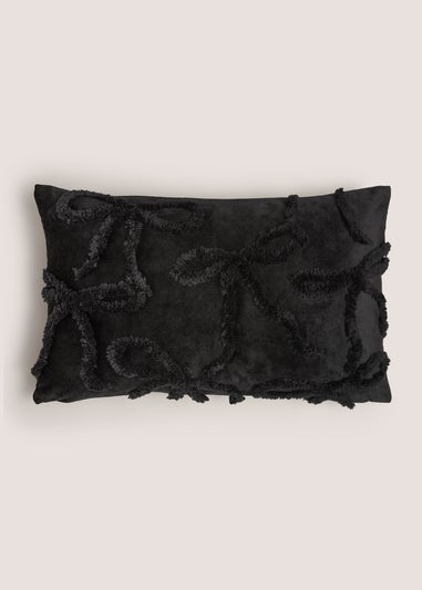 Black Bow Cushion