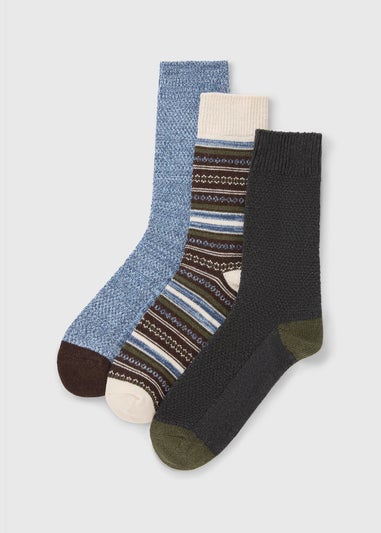 3 Pack Multi Design Socks