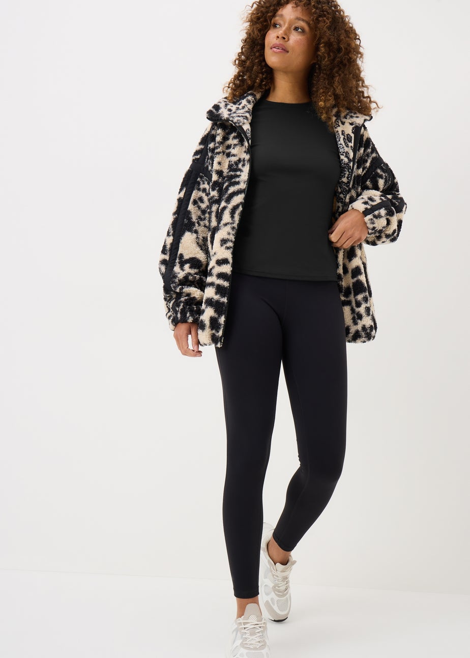 Black Long Sleeve Fitted Top