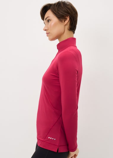 Souluxe Raspberry Half Zip