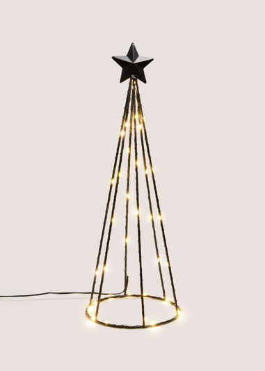 Black Wire LED Tree